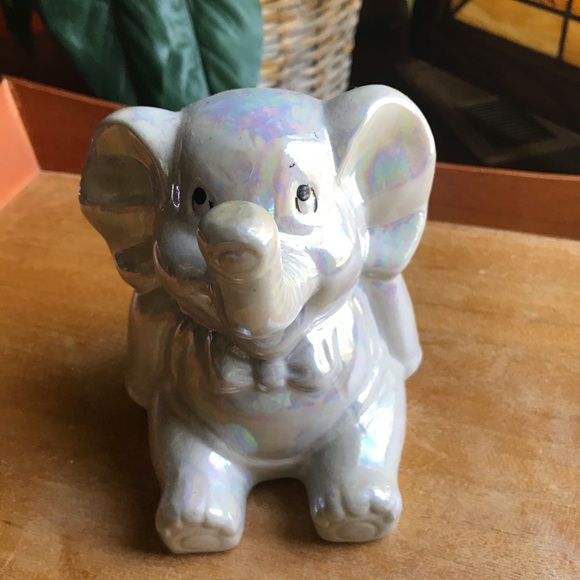 Other - Vintage holographic elephant piggy bank